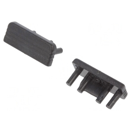 Obturator Negru pentru Profile LED, 20 buc. | Electronic-mag.ro | Componente Electronice