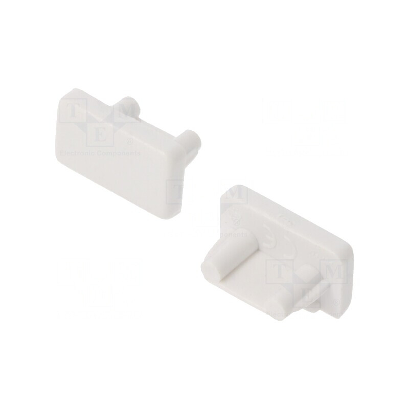 Obturator Alb pentru Profile LED SLIM8, Set 20 Bucăți | Electronic-mag.ro | Componente Electronice Obturator Alb pentru Profile LED SLIM8, Set 20 Bucăți | Electronic-mag.ro | Componente Electronice