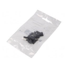 Obturator Negru pentru Profil LED, 20 buc, ABS Slim 8 | Electronic-mag.ro | Componente Electronice
