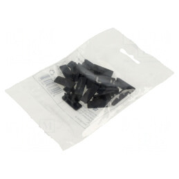 Obturator Negru pentru Profil LED 20 Bucăți ABS Surface14 | Electronic-mag.ro | Componente Electronice