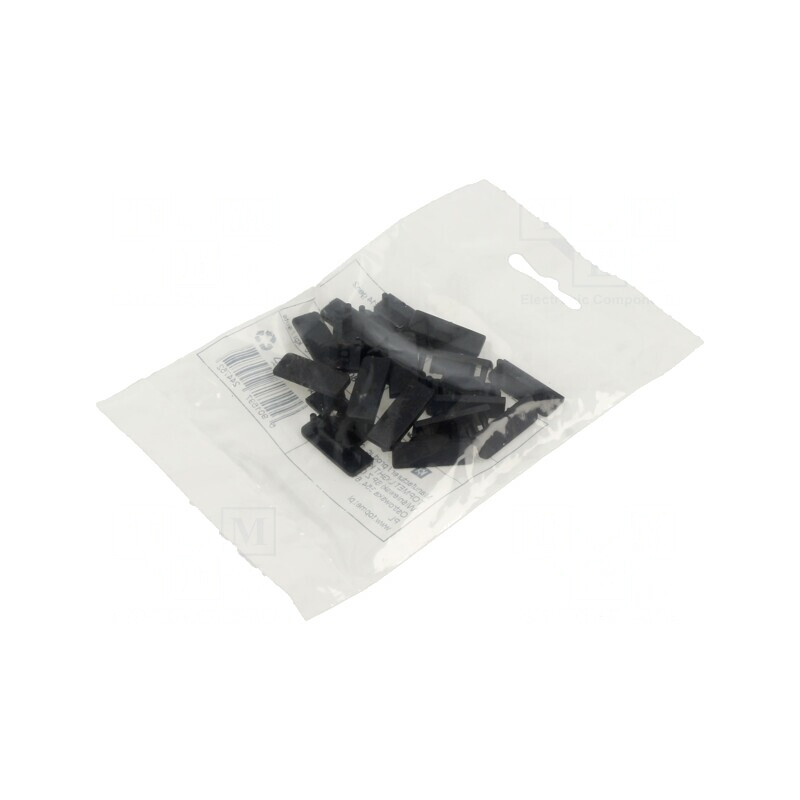 Obturator Negru pentru Profil LED 20 Bucăți ABS Surface14 | Electronic-mag.ro | Componente Electronice