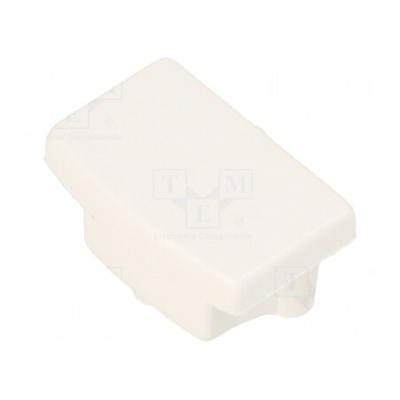 Obturator Alb pentru LED Profile, 20 Buc, ABS Rotunjit | Electronic-mag.ro | Componente Electronice