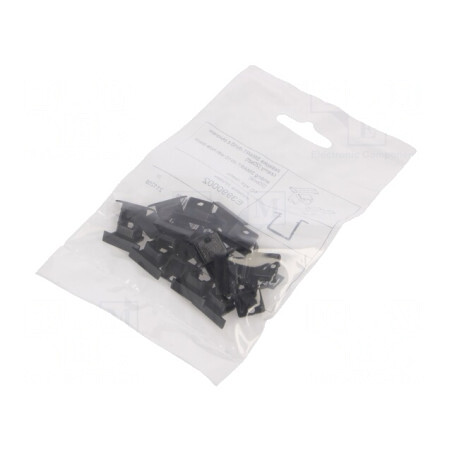 Obturator Negru cu Orificiu pentru Profil LED, Set 20 Bucăți | Electronic-mag.ro | Componente Electronice