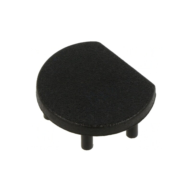 Obturator Negru pentru Profil LED, Set 20 Buc, ABS | Electronic-mag.ro | Componente Electronice