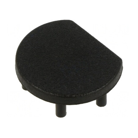 Obturator Negru pentru Profil LED, Set 20 Buc, ABS | Electronic-mag.ro | Componente Electronice