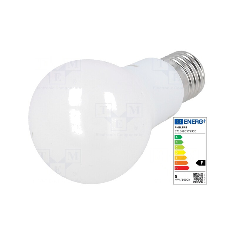 Lampă LED E27 5W 3000K Albă | Electronic-mag.ro | Componente Electronice