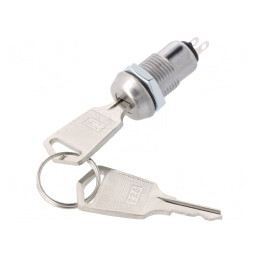 Întrerupător cu Cheie SPST 90° 2 Pini | Electronic-mag.ro | Componente Electronice