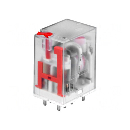 Releu Electromagnetic DPDT 230VAC 10A | Electronic-mag.ro | Componente Electronice