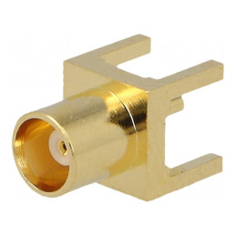 Soclu MCX Mamă Drept 50Ω Aurit PTFE | Electronic-mag.ro | Componente Electronice