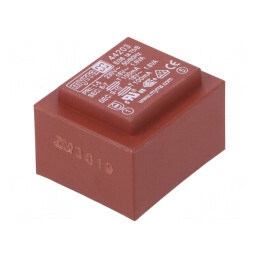 Transformator încapsulat 3,2VA 230V 18V 89mA PCB | Electronic-mag.ro | Componente Electronice