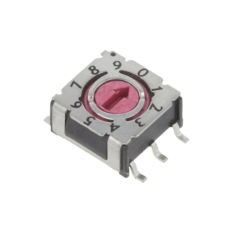 Întrerupător codificare DEC/BCD 10 Poz SMD 80mΩ | Electronic-mag.ro | Componente Electronice