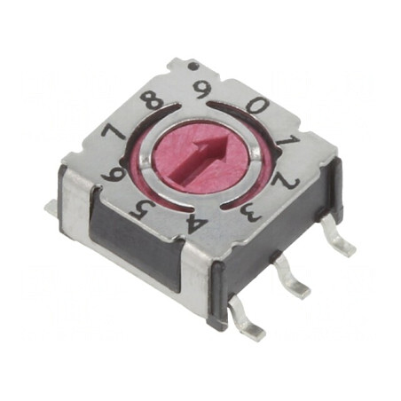 Întrerupător codificare DEC/BCD 10 Poz SMD 80mΩ | Electronic-mag.ro | Componente Electronice