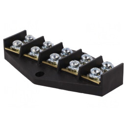 Regletă Conexiuni Terminal 16mm2 76A 5 Piste | Electronic-mag.ro | Componente Electronice