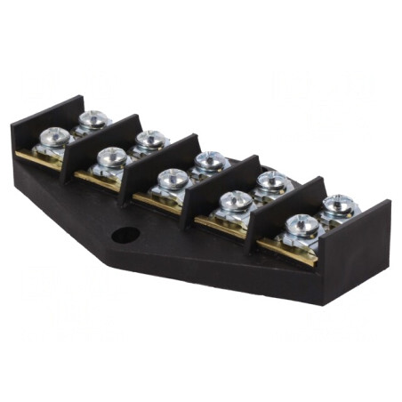 Regletă Conexiuni Terminal 16mm2 76A 5 Piste | Electronic-mag.ro | Componente Electronice