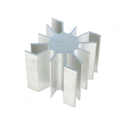 Radiator LED 51.5x51x26x50mm | Electronic-mag.ro | Componente Electronice