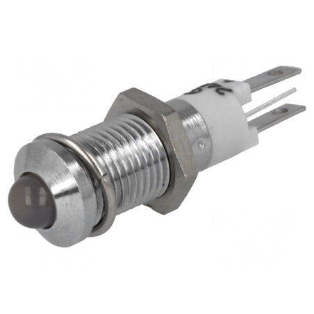 Lampă de control LED roşie/verde 24-28VDC Ø8.2mm IP40 | Electronic-mag.ro | Componente Electronice