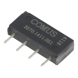 Releu Senzor Reed SPST-NO 5VDC 500mA 200VDC 10W | Electronic-mag.ro | Componente Electronice