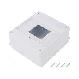 Carcasă Modulară IP20 Albă 400V 6 Module | Electronic-mag.ro | Componente Electronice