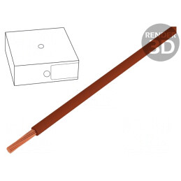 Cablu Electric Maro 10mm² 100m PVC H07V-K 450/750V | Electronic-mag.ro | Componente Electronice