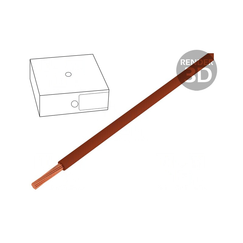 Cablu Electric Maro 10mm² 100m PVC H07V-K 450/750V | Electronic-mag.ro | Componente Electronice