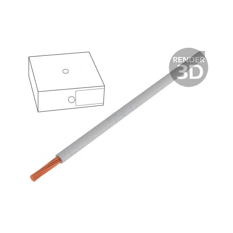 Cablu electric litat 10mm2 PVC gri 100m 450/750V | Electronic-mag.ro | Componente Electronice