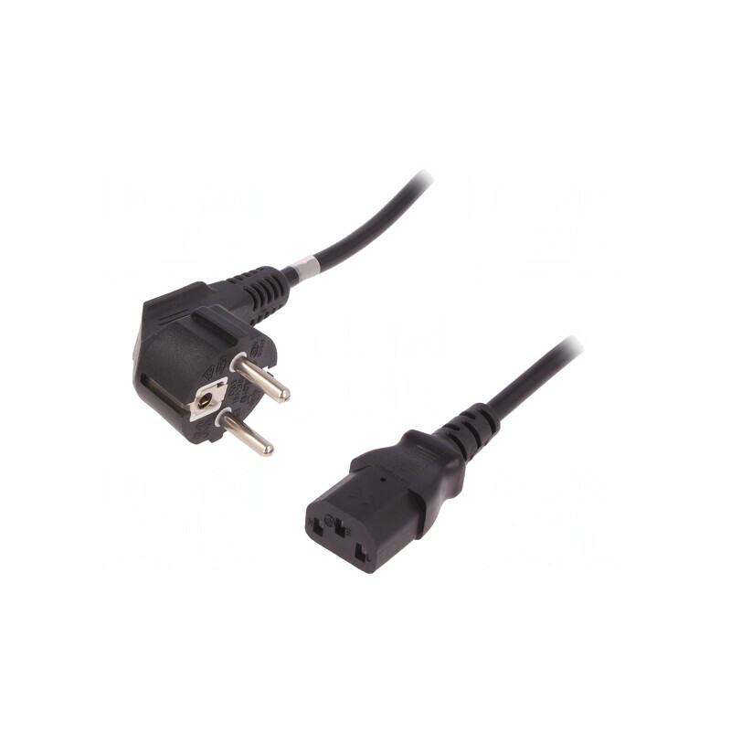 Cablu Alimentare 3x0,75mm2 cu Ștecăr Unghiular și Conector IEC C13 | Electronic-mag.ro | Componente Electronice Cablu Alimentare 3x0,75mm2 cu Ștecăr Unghiular și Conector IEC C13 | Electronic-mag.ro | Componente Electronice