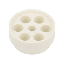 Insert presetupă elastomer 12mm, 6 orificii | Electronic-mag.ro | Componente Electronice