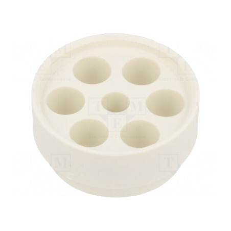 Insert presetupă elastomer 12mm, 6 orificii | Electronic-mag.ro | Componente Electronice