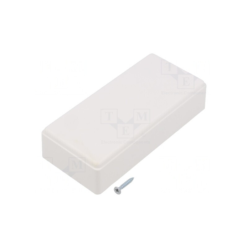 Carcasă Universală Ventilată ABS Albă 55x121x31mm | Electronic-mag.ro | Componente Electronice