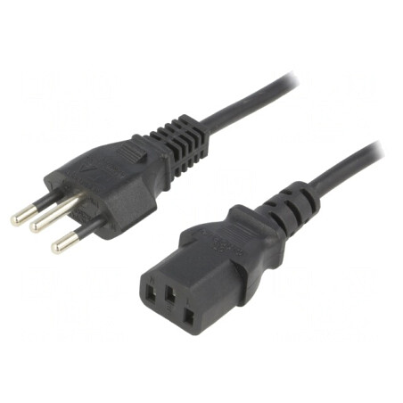 Cablu Alimentare 1.8m IEC C13 3x0.75mm2 | Electronic-mag.ro | Componente Electronice