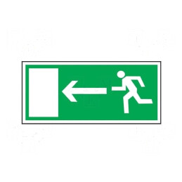 Indicator de evacuare 150x300mm | Electronic-mag.ro | Componente Electronice