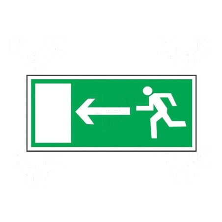 Indicator de evacuare 150x300mm | Electronic-mag.ro | Componente Electronice