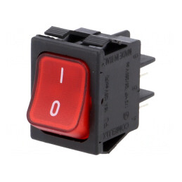 Comutator Basculant ON-OFF 16A 250V Roșu | Electronic-mag.ro | Componente Electronice