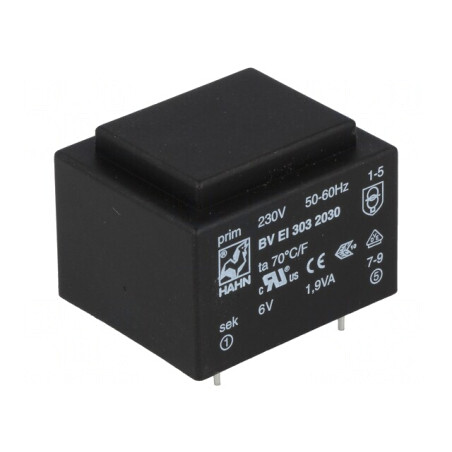 Transformator încapsulat 6V 316mA PCB | Electronic-mag.ro | Componente Electronice