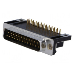 D-Sub 25-Pin Soclu Tată 90° THT 5A | Electronic-mag.ro | Componente Electronice