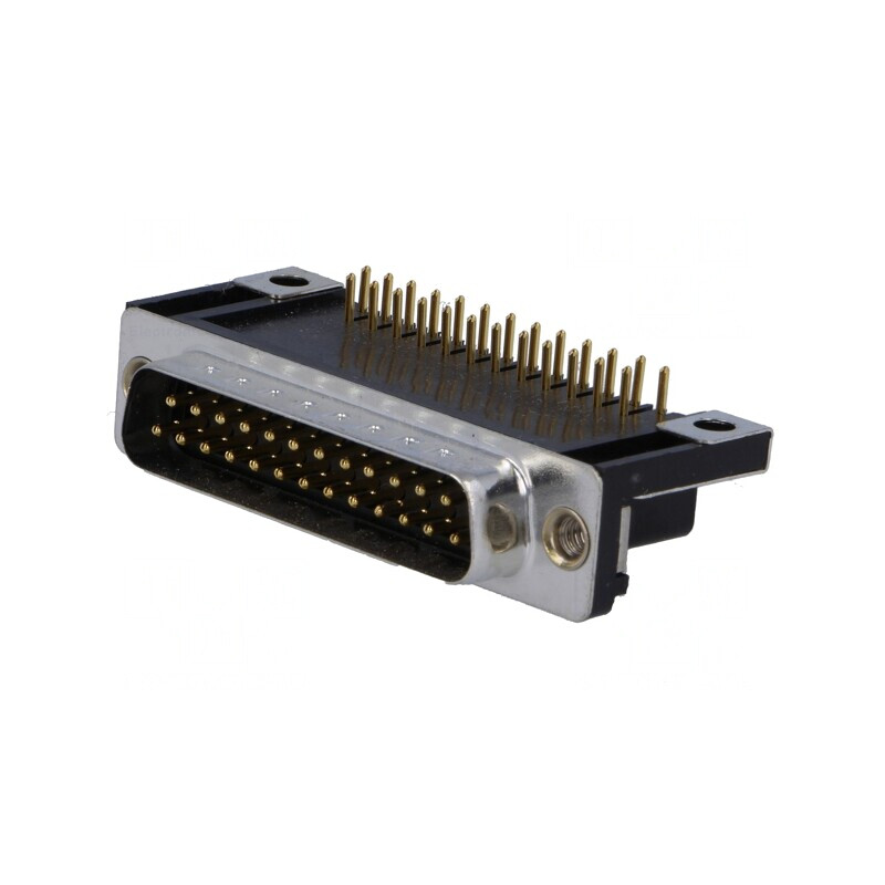 D-Sub 25-Pin Soclu Tată 90° THT 5A | Electronic-mag.ro | Componente Electronice
