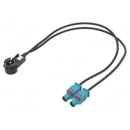 Adaptor Antenă Fakra x2 la ISO Unghi | Electronic-mag.ro | Componente Electronice