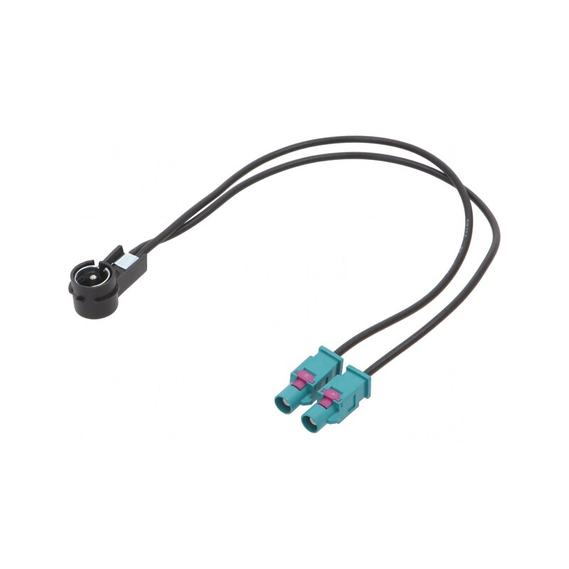 Adaptor Antenă Fakra x2 la ISO Unghi | Electronic-mag.ro | Componente Electronice