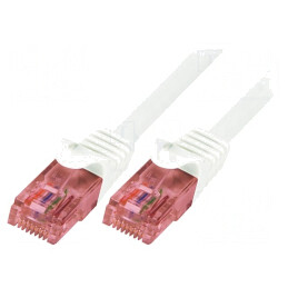 Patch cord UTP Cat6 Alb 3m | Electronic-mag.ro | Componente Electronice