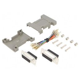 Adaptor D-Sub 15pin Mamă-Mamă | Electronic-mag.ro | Componente Electronice