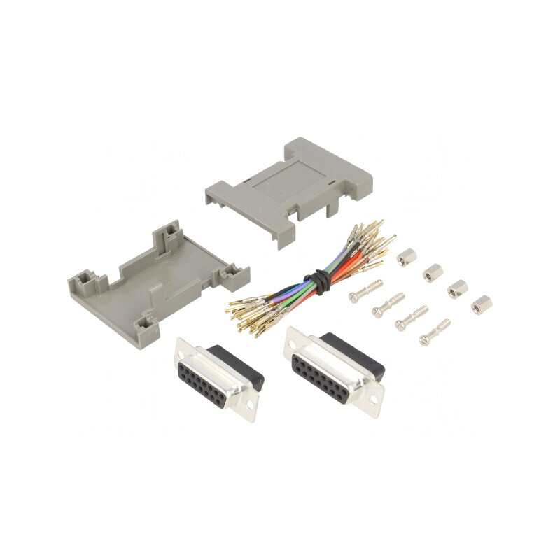 Adaptor D-Sub 15pin Mamă-Mamă | Electronic-mag.ro | Componente Electronice