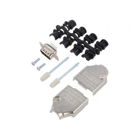 Conector D-Sub 15 pini mufă tată lipire pe cablu | Electronic-mag.ro | Componente Electronice