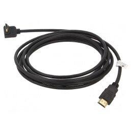 Cablu HDMI 2.0 HDCP 2.2 1.5m 270° | Electronic-mag.ro | Componente Electronice