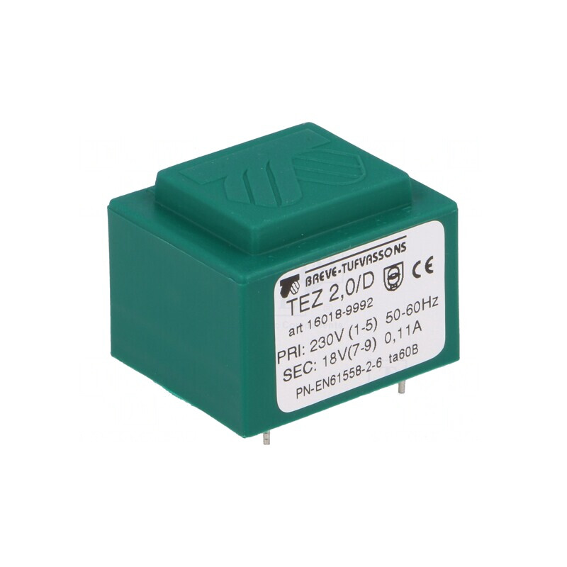 Transformator încapsulat 2VA 230V 18V PCB | Electronic-mag.ro | Componente Electronice Transformator încapsulat 2VA 230V 18V PCB | Electronic-mag.ro | Componente Electronice