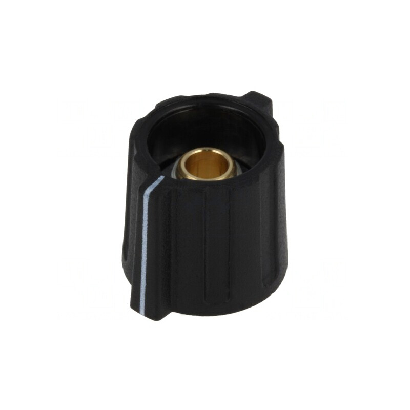 Buton rotativ indicator ABS 6mm negru | Electronic-mag.ro | Componente Electronice
