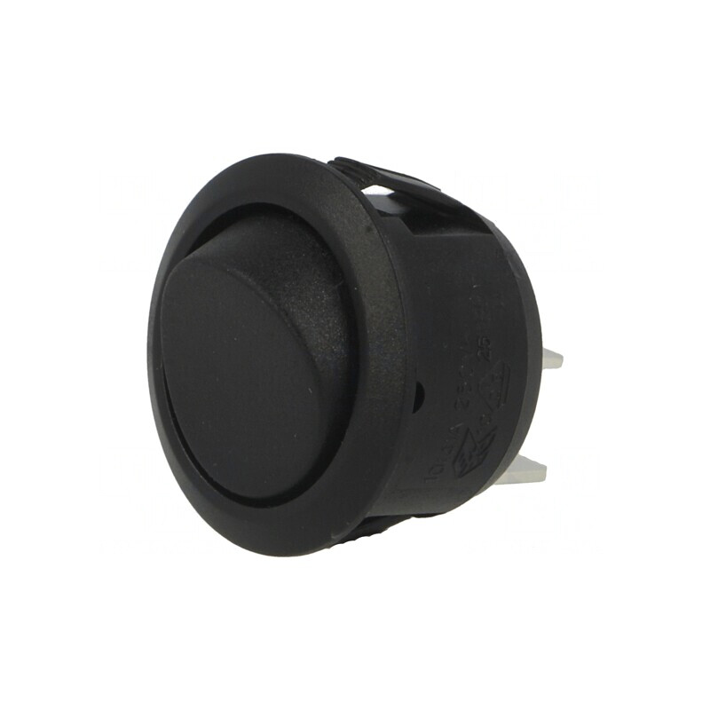 Comutator Basculant SPST Negru 6A/250V | Electronic-mag.ro | Componente Electronice