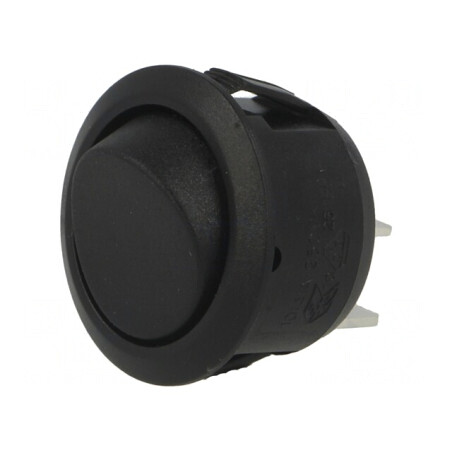 Comutator Basculant SPST Negru 6A/250V | Electronic-mag.ro | Componente Electronice