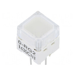 Comutator tastatură 2 SPST-NO verde-roșu 0,05A 24VDC | Electronic-mag.ro | Componente Electronice