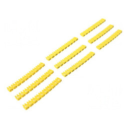Kit Etichete Cablu 2.5mm Galbene ABC | Electronic-mag.ro | Componente Electronice