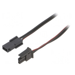 Cablu Micro-Fit 3.0 tată-mamă 2 pini 1m 4A PVC